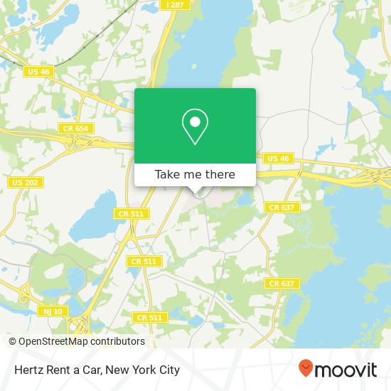 Mapa de Hertz Rent a Car