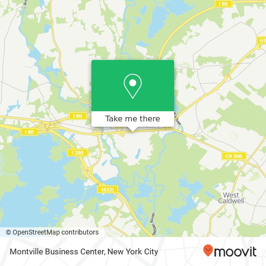 Montville Business Center map