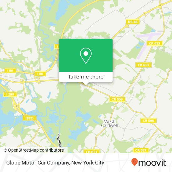 Mapa de Globe Motor Car Company