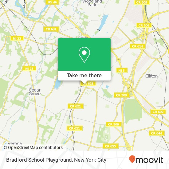 Mapa de Bradford School Playground