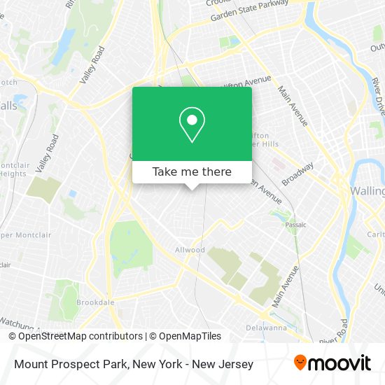 Mapa de Mount Prospect Park