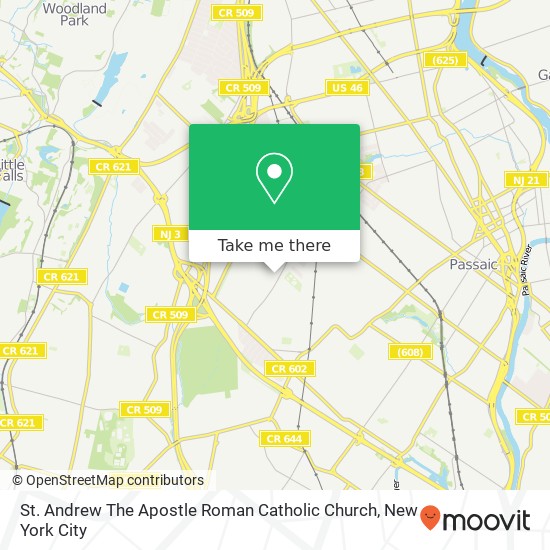 St. Andrew The Apostle Roman Catholic Church map