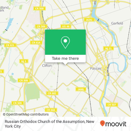 Russian Orthodox Church of the Assumption map