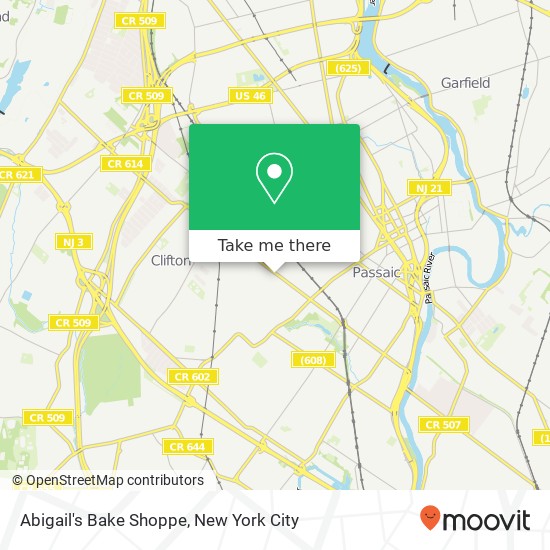 Abigail's Bake Shoppe map