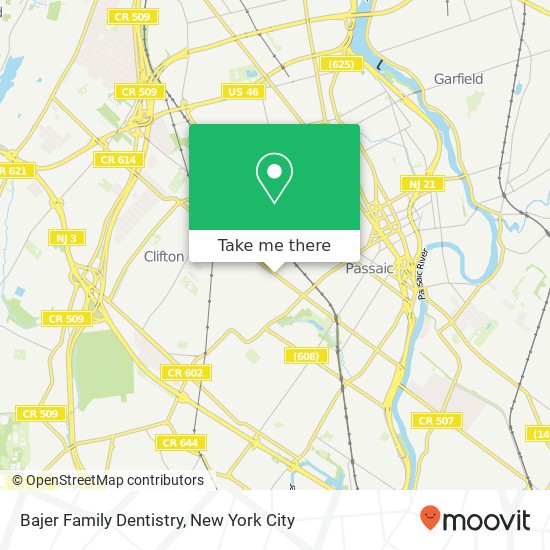 Bajer Family Dentistry map
