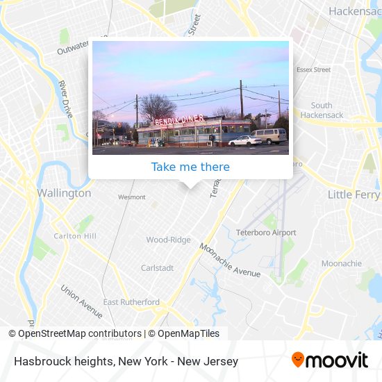 Hasbrouck heights map