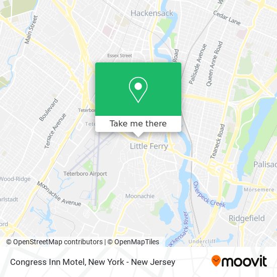 Congress Inn Motel map