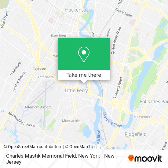 Mapa de Charles Mastik Memorial Field