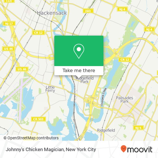 Mapa de Johnny's Chicken Magician