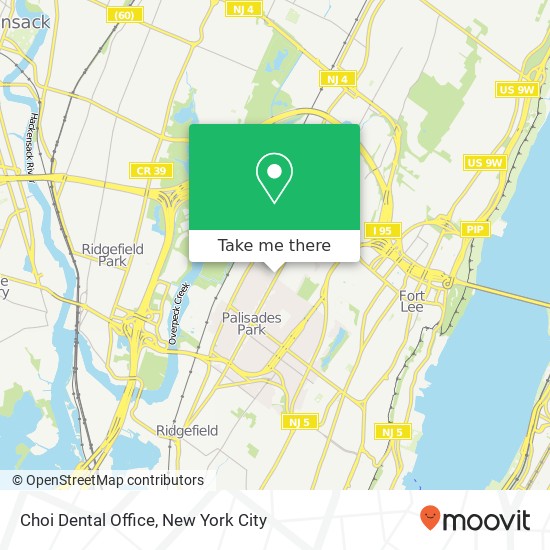 Choi Dental Office map