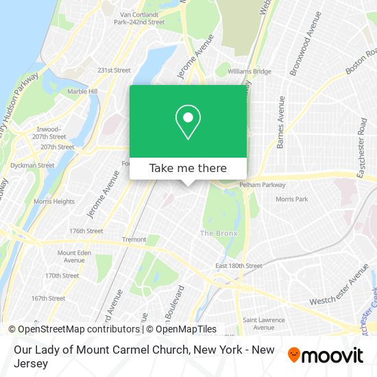 Our Lady of Mount Carmel Church map