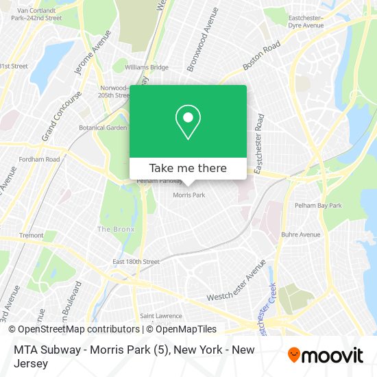 Mapa de MTA Subway - Morris Park (5)