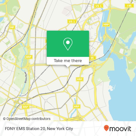 Mapa de FDNY EMS Station 20