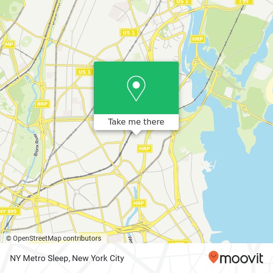NY Metro Sleep map