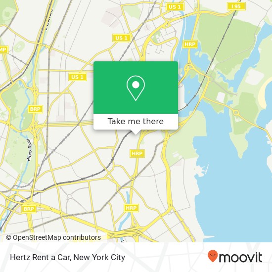 Mapa de Hertz Rent a Car