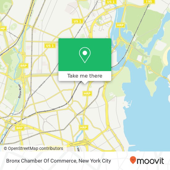 Bronx Chamber Of Commerce map