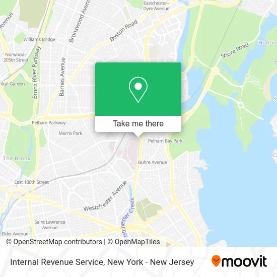 Internal Revenue Service map