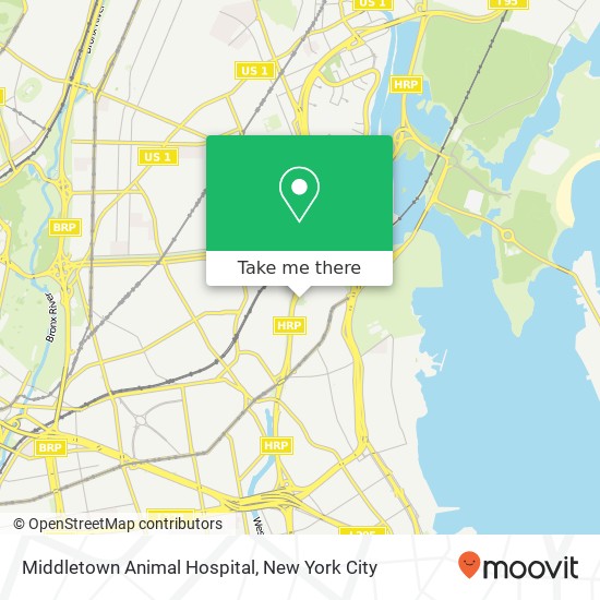 Middletown Animal Hospital map