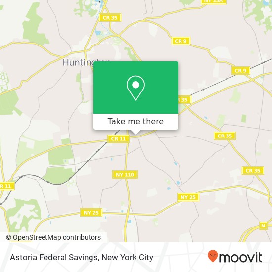 Astoria Federal Savings map