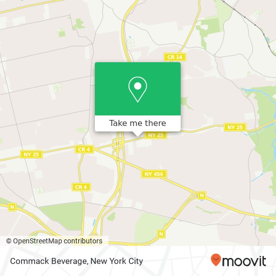 Commack Beverage map