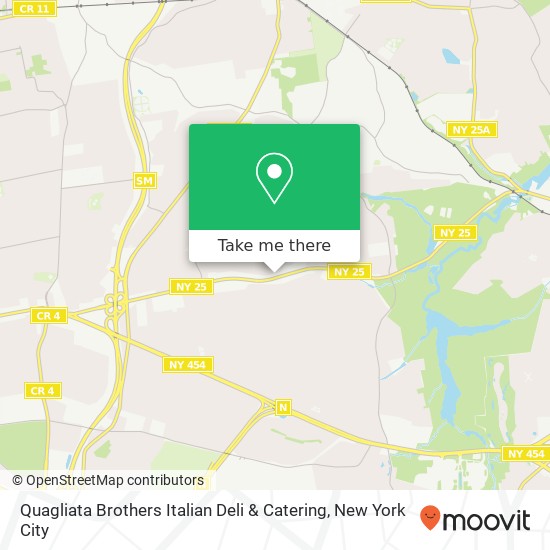 Quagliata Brothers Italian Deli & Catering map