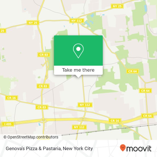 Mapa de Genova's Pizza & Pastaria