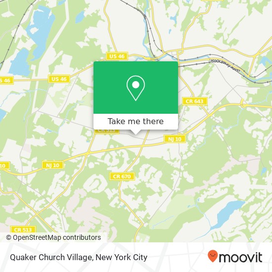 Quaker Church Village map