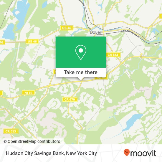 Mapa de Hudson City Savings Bank