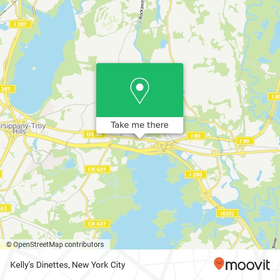 Kelly's Dinettes map