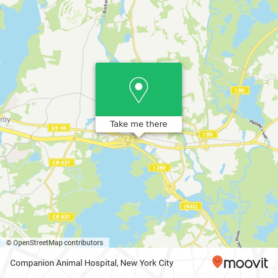 Companion Animal Hospital map