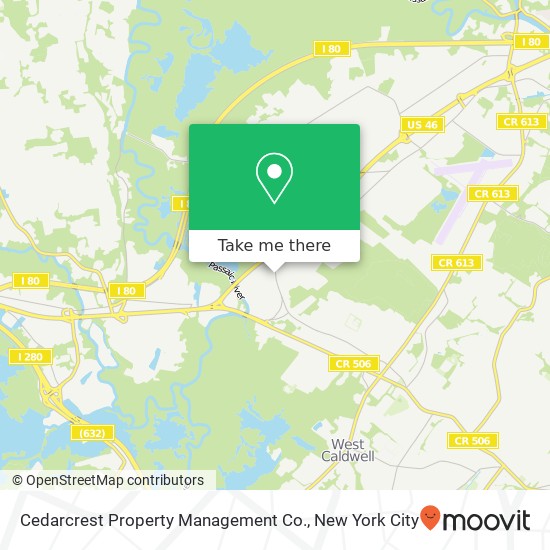 Cedarcrest Property Management Co. map