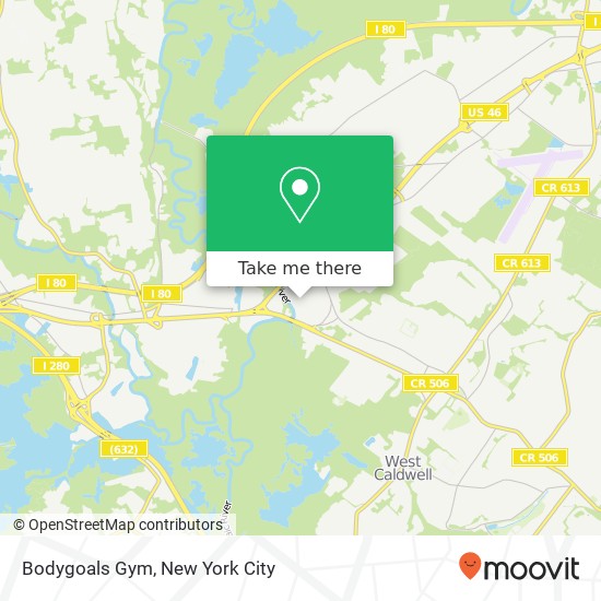 Mapa de Bodygoals Gym