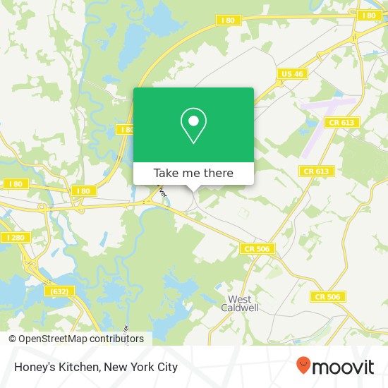 Mapa de Honey's Kitchen