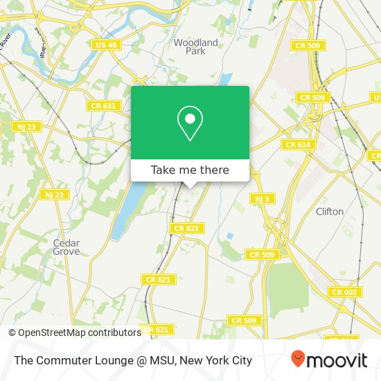 Mapa de The Commuter Lounge @ MSU