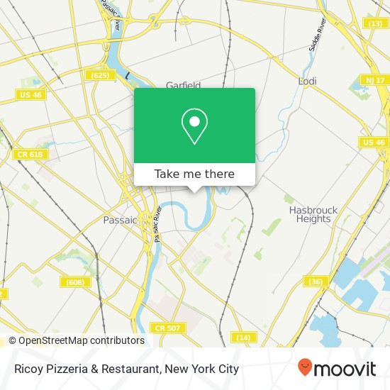 Mapa de Ricoy Pizzeria & Restaurant