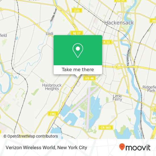 Verizon Wireless World map