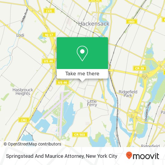 Mapa de Springstead And Maurice Attorney