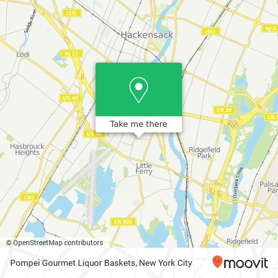 Pompei Gourmet Liquor Baskets map