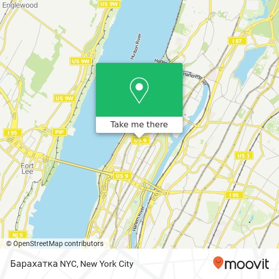 Mapa de Барахатка NYC