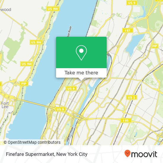 Finefare Supermarket map