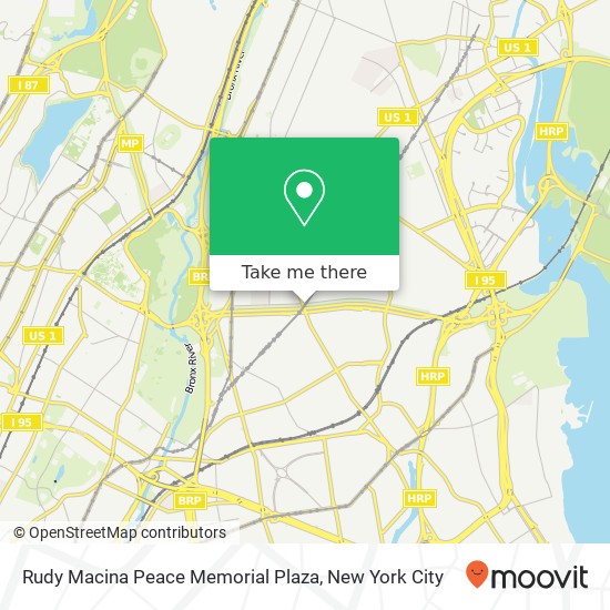 Rudy Macina Peace Memorial Plaza map