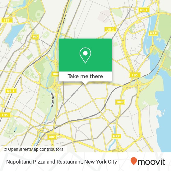 Mapa de Napolitana Pizza and Restaurant