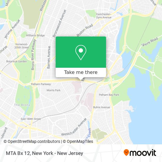 MTA Bx 12 map