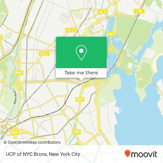 Mapa de UCP of NYC Bronx