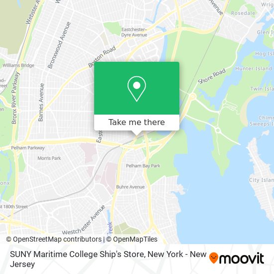 Mapa de SUNY Maritime College Ship's Store