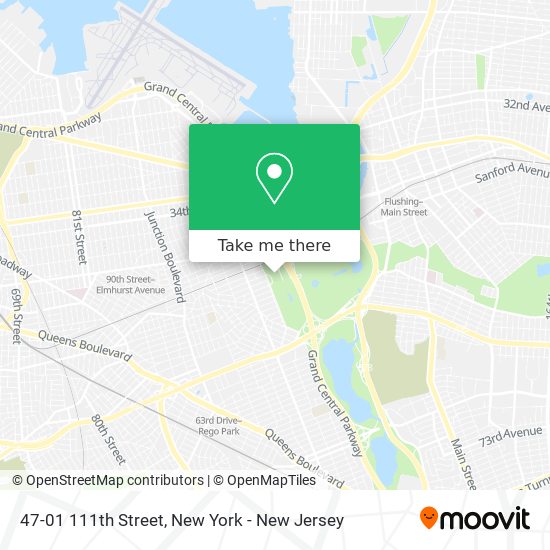 Mapa de 47-01 111th Street