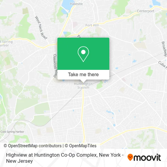 Highview at Huntington Co-Op Complex map