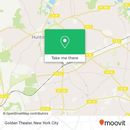 Mapa de Golden Theater