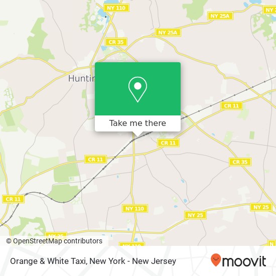 Orange & White Taxi map