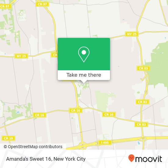 Mapa de Amanda's Sweet 16